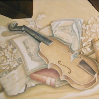 decorazione murale villa privata Colognola ai Colli (VR)